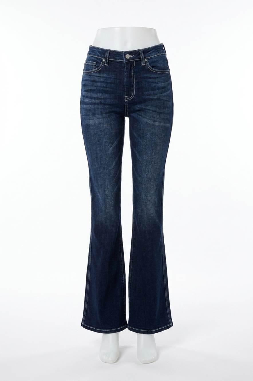 NEW KANCAN high rise flare jeans in blue